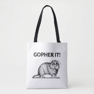 Gopher Es Lustig Gopher Wortspiel Tasche