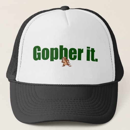 Gopher es truckerkappe (Vorderseite)
