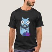Gopher Gamer. Golang T-Shirt (Vorderseite)