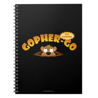 Gopher-Gehen Sie Notizblock