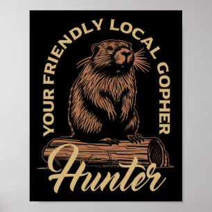 Gopher Hunter Gear Equipment Essentials Gopher Poster