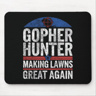 Gopher Hunter Rasen machen Großer I Gopher Jagd Mousepad