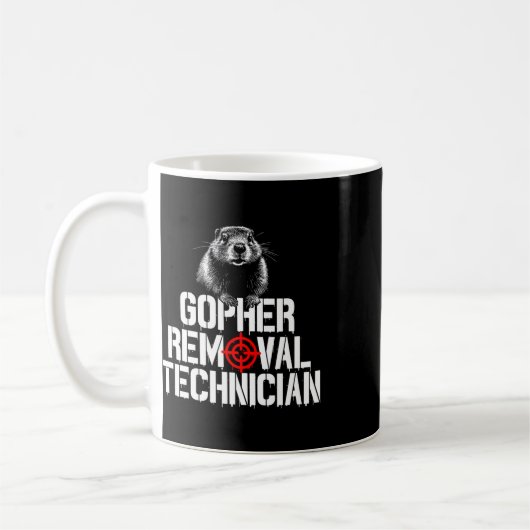 Gopher Jäger Gopher Hunter Supplier Gopher Kaffeetasse (Links)