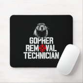 Gopher Jäger Gopher Hunter Supplier Gopher Mousepad (Mit Mouse)