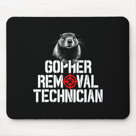 Gopher Jäger Gopher Hunter Supplier Gopher Mousepad (Vorne)