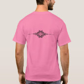 Gopher mit Sonnenschirm-Rosa-T-Shirt T-Shirt (Rückseite)