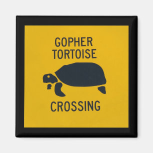 Gopher-Schildkröten-Überfahrt Magnet