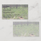 Gopher-Schildkrötenbau und Lebensraum Visitenkarte (Vorne/Hinten)