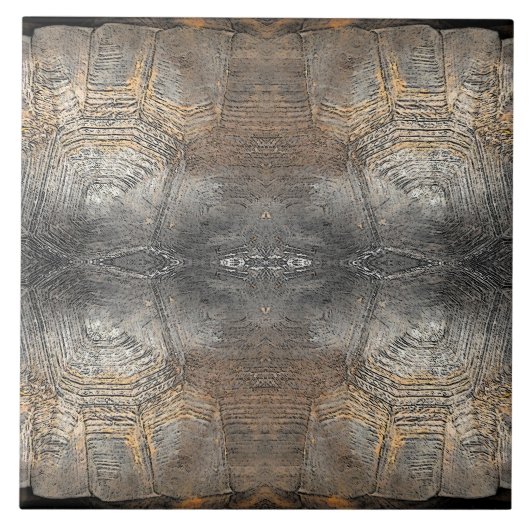 Gopher-Schildpatt-Muster Fliese (Vorderseite)