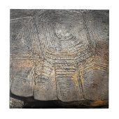 Gopher Tortoise Muschel Design Fliese (Vorderseite)