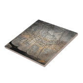 Gopher Tortoise Muschel Design Fliese (Seite)