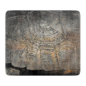 Gopher Tortoise Muschel Design Schneidebrett (Vorderseite)