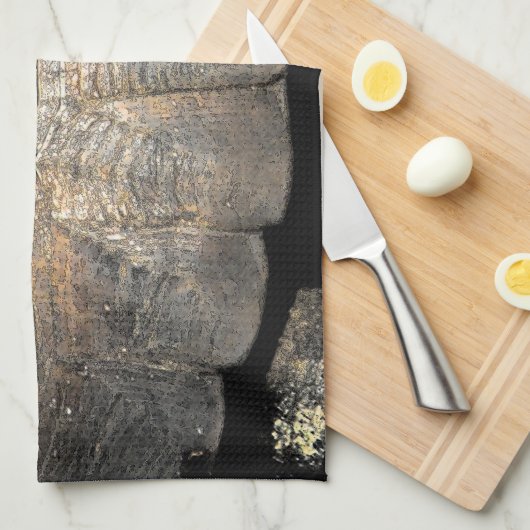 Gopher Tortoise Muschel Küchentuch (Viertel Falte)