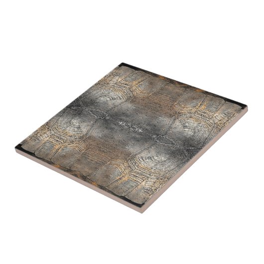 Gopher Tortoise Muschel Muster Fliese (Seite)