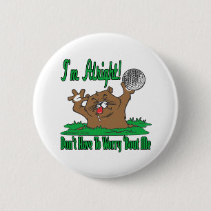 Gopher und der Golfball Button
