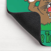 Gopher und der Golfball Mousepad (Ecke)