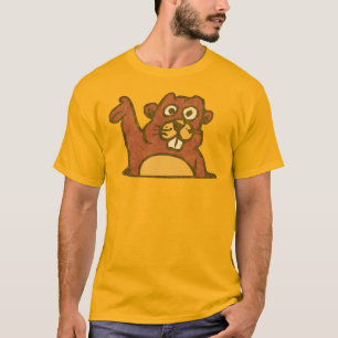 Gopher-Vintager Stil erschüttert T-Shirt