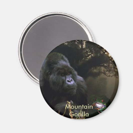 Gora und Fauna Magnet (Vorderseite/Rückseite)