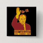 Gorbachev bester Commie-überhaupt Knopf Button (Vorderseite)