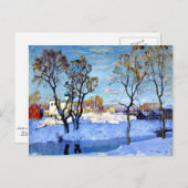 Gorbatow - Frühling in Pskow Postkarte (Vorne/Hinten)