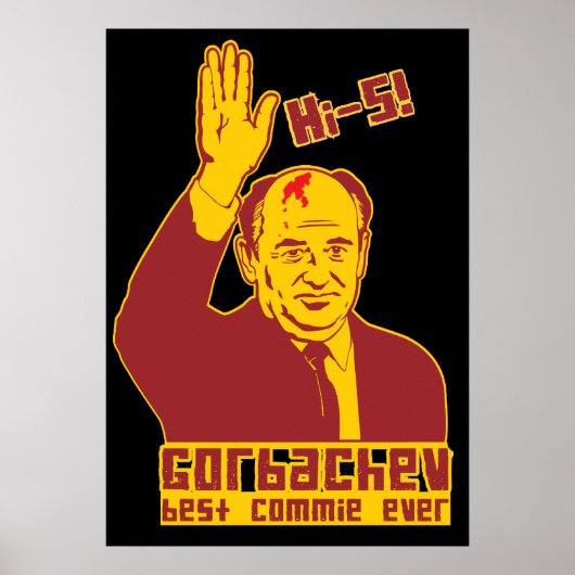 Gorbatschow hi-5! Poster (Vorne)