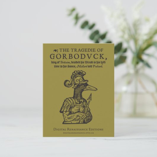 Gorboduck Postcard Postkarte (Stehend Vorderseite)