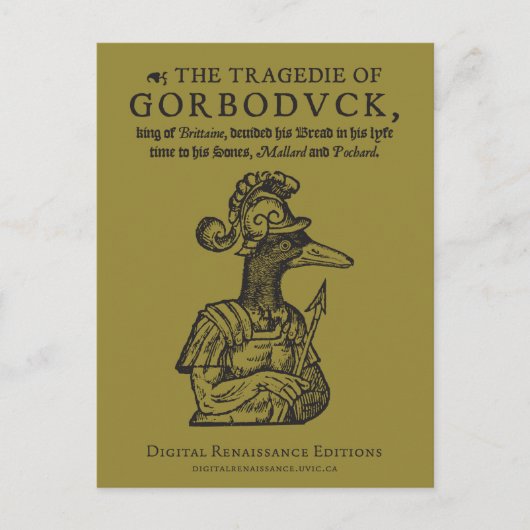 Gorboduck Postcard Postkarte (Vorderseite)
