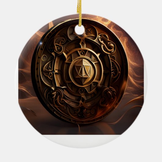 Gorby Token: 1 Bardo Buck Keramik Ornament (Hinten)