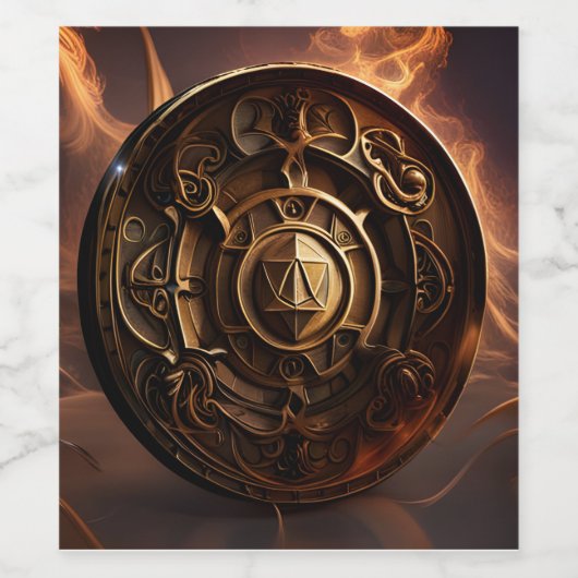 Gorby Token: 1 Bardo Buck Weinetikett (Einzelnes Label)