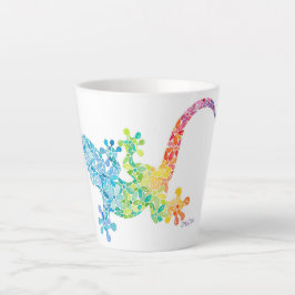 Gordie the Gecko Latte Tasse