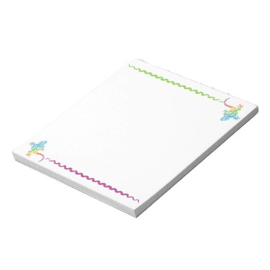 Gordie the Gecko Notepad Notizblock (Rotiert)