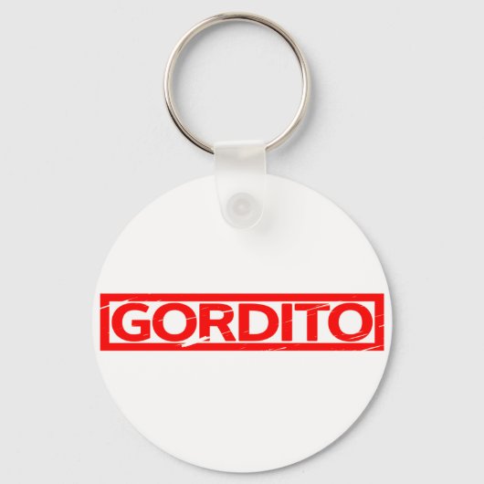 Gordito Briefmarke Schlüsselanhänger (Vorderseite)