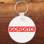 Gordito Briefmarke Schlüsselanhänger (Rückseite)
