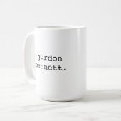 Gordon Bennett - Britephrase Kaffeetasse (Vorderseite Links)