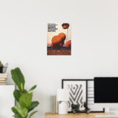 Gordon Bennett Heißluftballon Race Poster (Heimbüro)