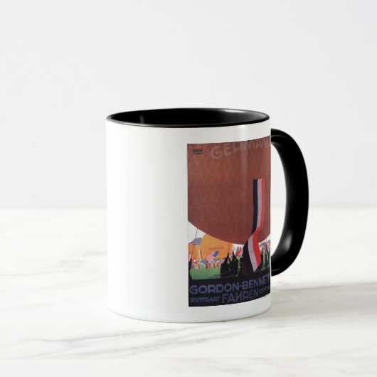 Gordon Bennett Heißluftballon Race Tasse (VorderseiteRechts)