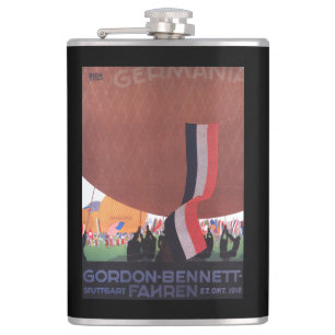 Gordon-Bennett-Heißluftballonrennen Flachmann
