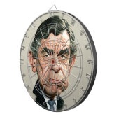 Gordon Brown Dartboard Dartscheibe (Vorderseite rechts)
