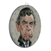 Gordon Brown Dartboard Dartscheibe (Vorderseite Links)