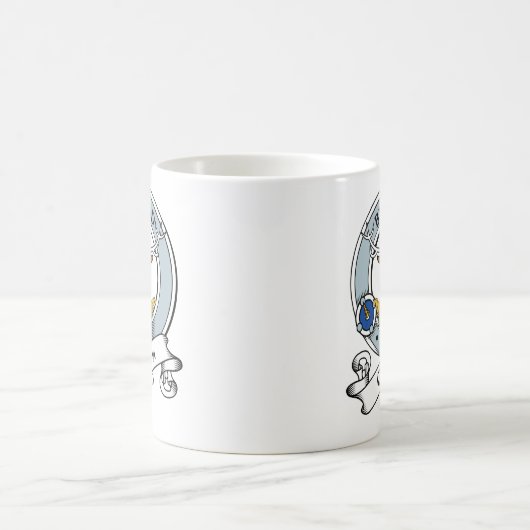 Gordon-Clan-Abzeichen Kaffeetasse (Mittel)