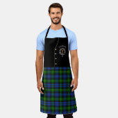 Gordon Clan Abzeichen & Tartan Kilt Schürze (Getragen)