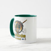 Gordon Clan Abzeichen Tasse (Vorderseite Links)