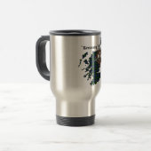 Gordon Clan Abzeichen Travel Mug Reisebecher (Vorderseite Links)