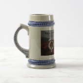 Gordon-Clan-Abzeichen und Hirsch Personalized Bierglas (Links)