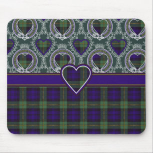 Gordon-Clan karierter schottischer Tartan Mousepad