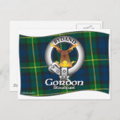 Gordon Clan Postkarte (Vorne/Hinten)
