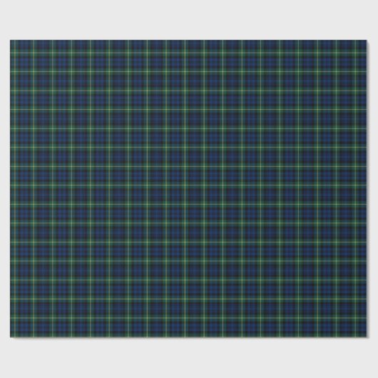 Gordon Clan Tartan Geschenkpapier (Flach)