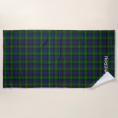 Gordon Clan Tartan Kariert Beach Towel Strandtuch (Vorderseite)
