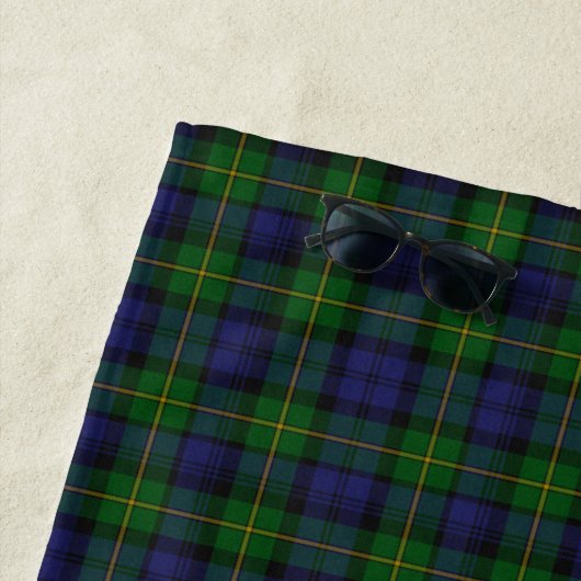 Gordon Clan Tartan Kariert Beach Towel Strandtuch (Beispiel)