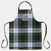 Gordon Dart Tartan Karierten Mit Monogramm Schürze (Vorderseite)